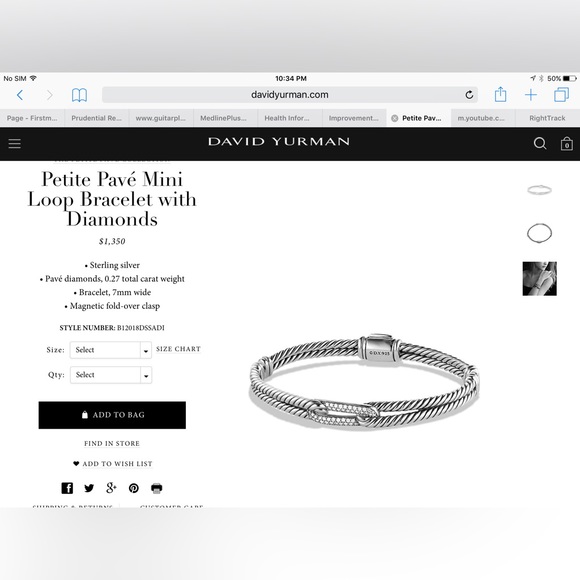 David Yurman Bracelet - Picture 3 of 8